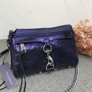 Rebecca Minkoff Mini MAC in Midnight Blue - NWT